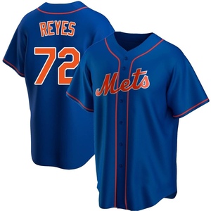 Denyi Reyes Youth Nike White New York Mets Home Replica Custom Jersey Size: Large