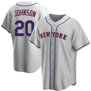 Howard Johnson 1986 New York Mets Grey Road Cooperstown Jersey w