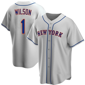 New York Mets 1# Mookie Wilson Jersey/shirt Throwback Green Blue